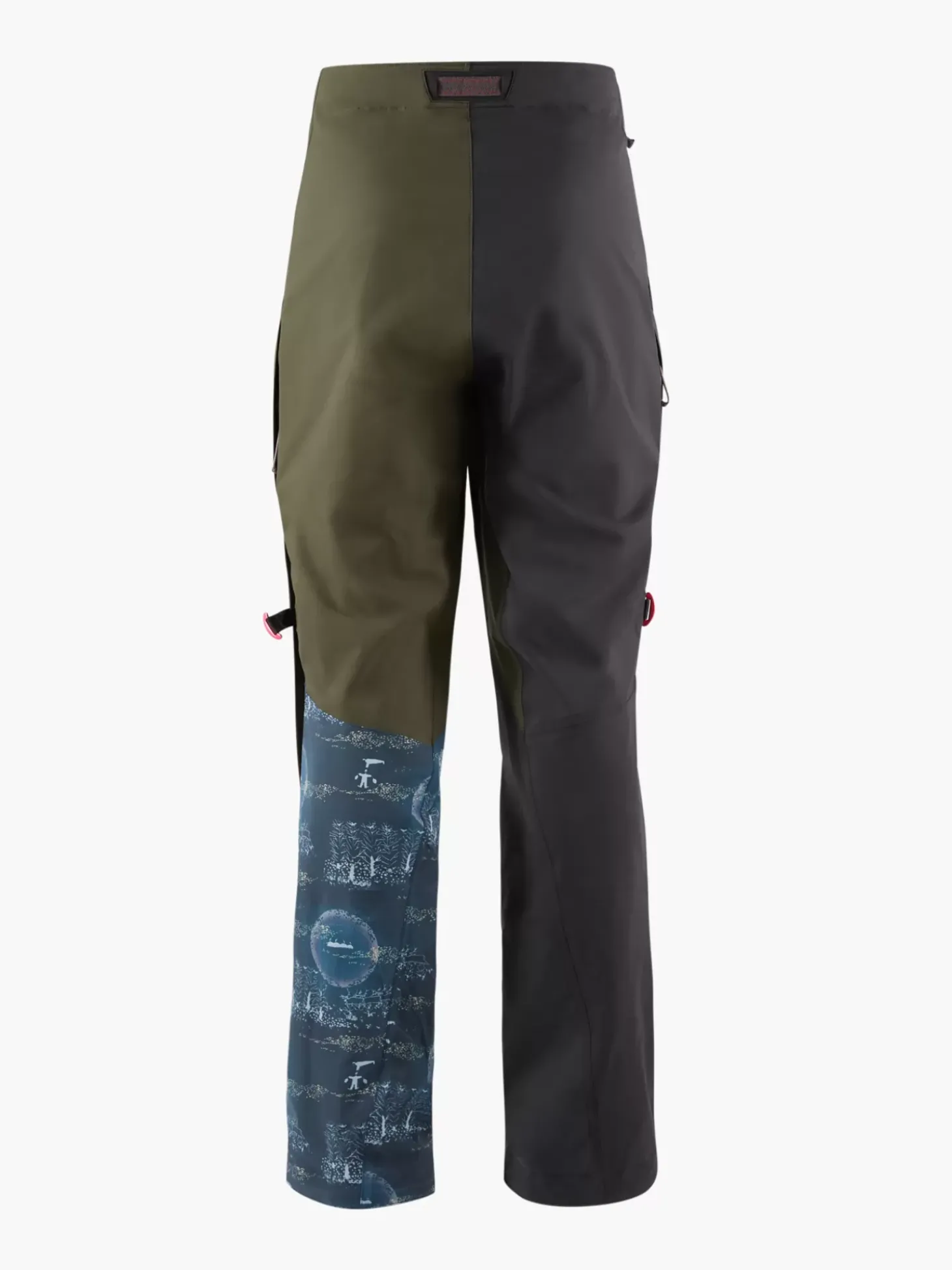 Klättermusen Waterproof Pants<134 Levitend Cutan Britta Pant RosinGreen-CoboltBlue