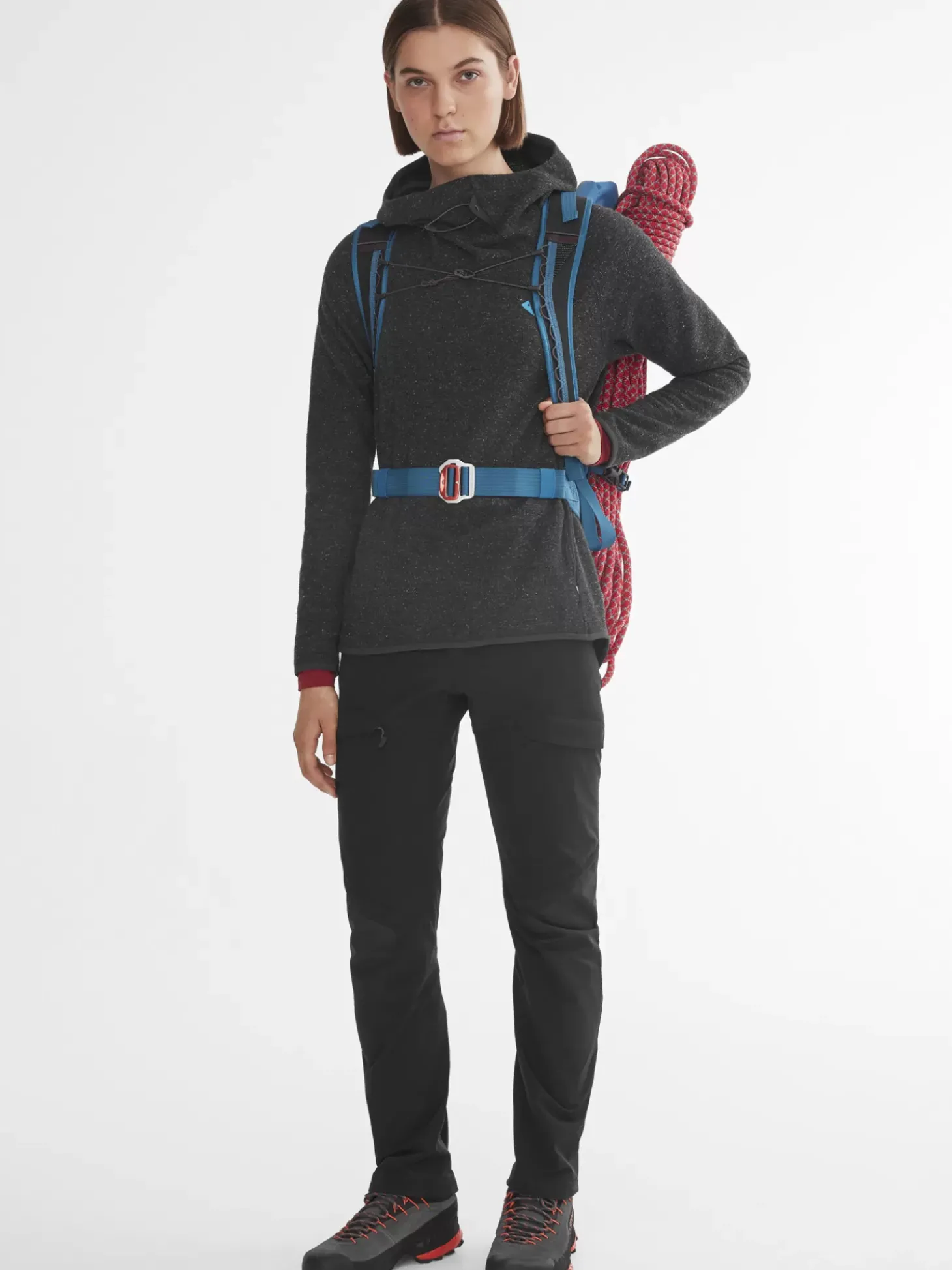 Klättermusen Fleeces & Sweaters|Hiking & Trekking<Falen Wooly RoseRed