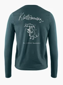 Klättermusen Shirts & T-Shirts<Runa Rain Mouse DarkDeepSea